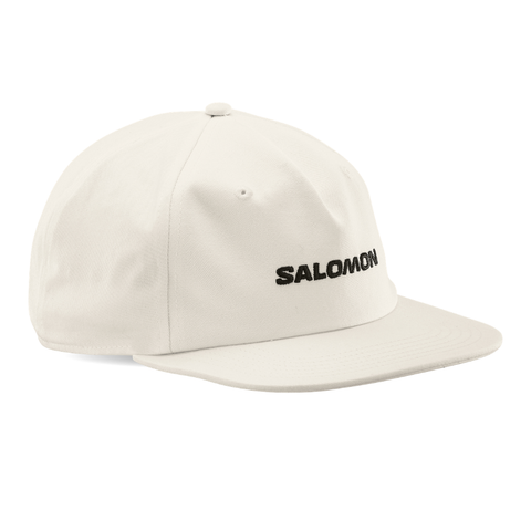 Mũ Thể Thao Unisex Salomon Logo Flat Cap Whisper White LC2836900