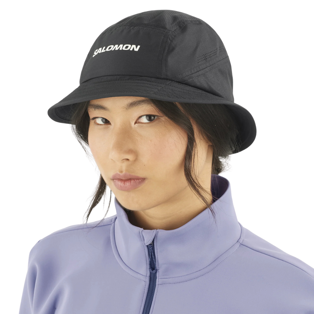 Mũ Thể Thao Salomon Unisex SHKout Bucket Deep Black LC2478900