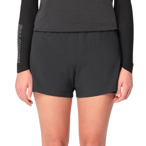 Quần Short Thể Thao Nữ Salomon Core 2in1 Short 4 Deep Black LC2452300