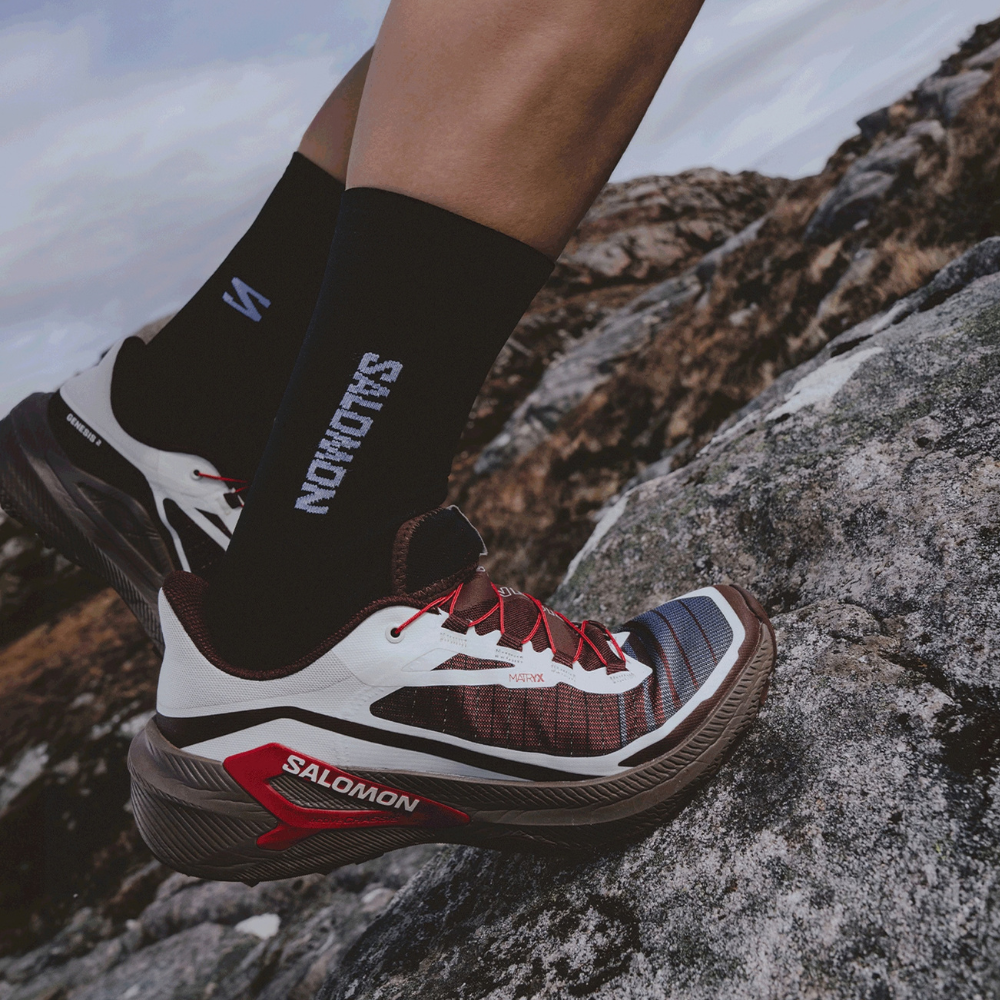 Giày Trail Running Nam Salomon Genesis 2 Vanilla Ice / Iron / Lava Falls L45474200