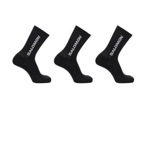 Tất Thể Thao Salomon X Everyday Crew 3-Pack Socks Black/Black/Black LC2086100