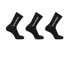 Tất Thể Thao Salomon X Everyday Crew 3-Pack Socks Black/Black/Black LC2086100
