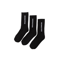 Tất Thể Thao Salomon X Everyday Crew 3-Pack Socks Black/Black/Black LC2086100