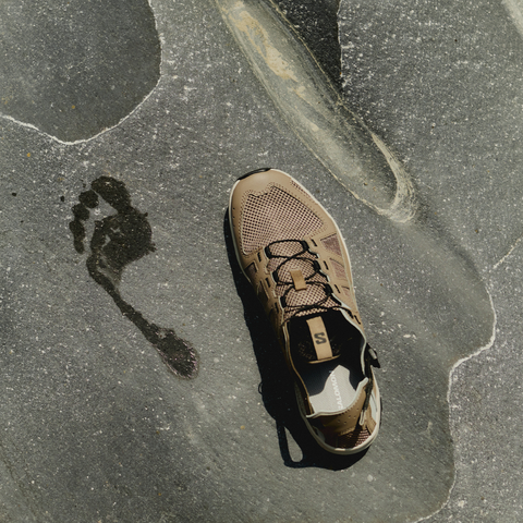 Dép Sandals Salomon Men Sandals & Watershoes Techamphibian 5 Walnut/Wrought Iron L49104200