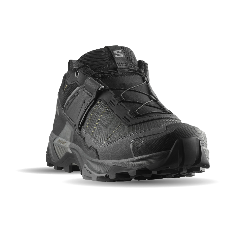 Giày Hiking Salomon Nam X Ultra 5 Wide Gore-Tex Black/Asphalt/Castlerock L47727400
