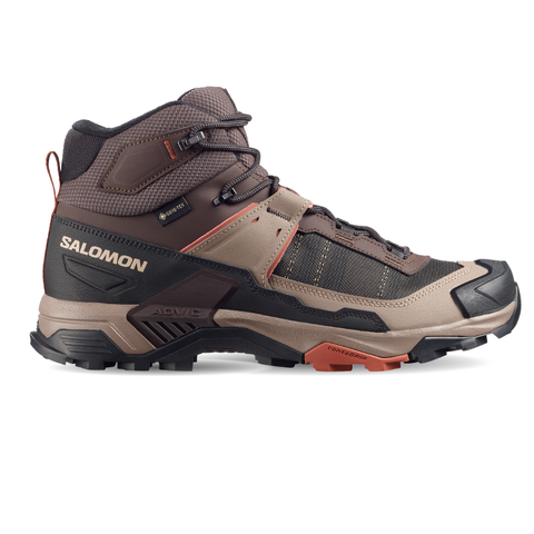 Giày Hiking Nam Salomon Shoes X Ultra 5 Mid Gore-Tex Black Coffee/Walnut L49103600