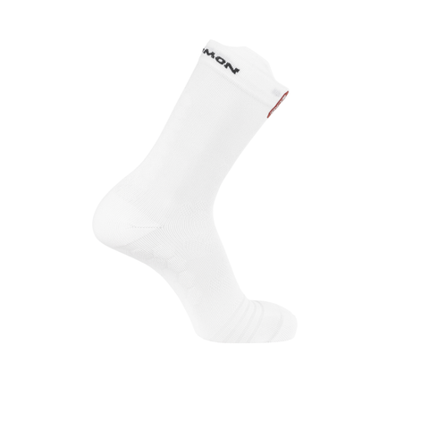 Tất Unisex Salomon S/LAB Glide Crew Vanilla ICE SA/Pompeian Red LC2625400