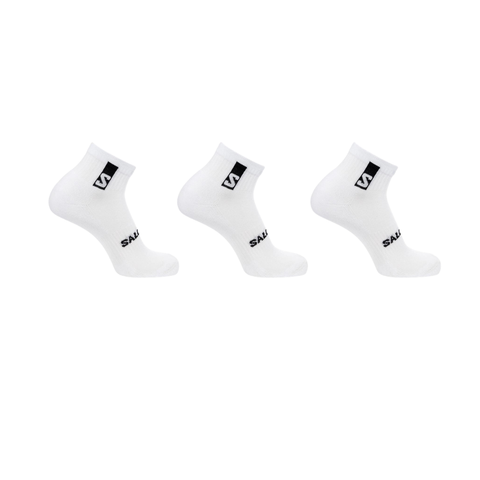 Tất Thể Thao Salomon Everyday Ankle 3-Pack White/White LC2086500