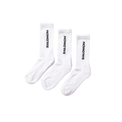 Tất Thể Thao Salomon X Everyday Crew 3-Pack Socks White/White/White LC2086000