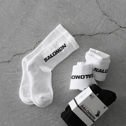 Tất Thể Thao Salomon X Everyday Crew 3-Pack Socks White/White/White LC2086000