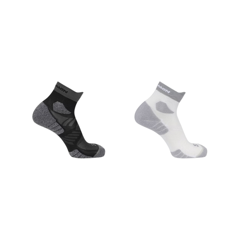 Tất Thể Thao Wilson Unisex Aero Ankle 2-Pack White/Black LC2627000