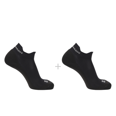 Tất Unisex Salomon Aero Ankle Black/Pewter LC2256700