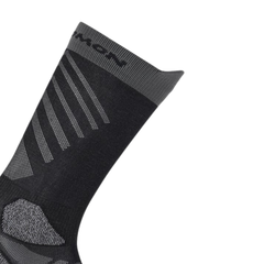 Tất Unisex Salomon Aero Crew Socks Black/Castlerock LC2626500