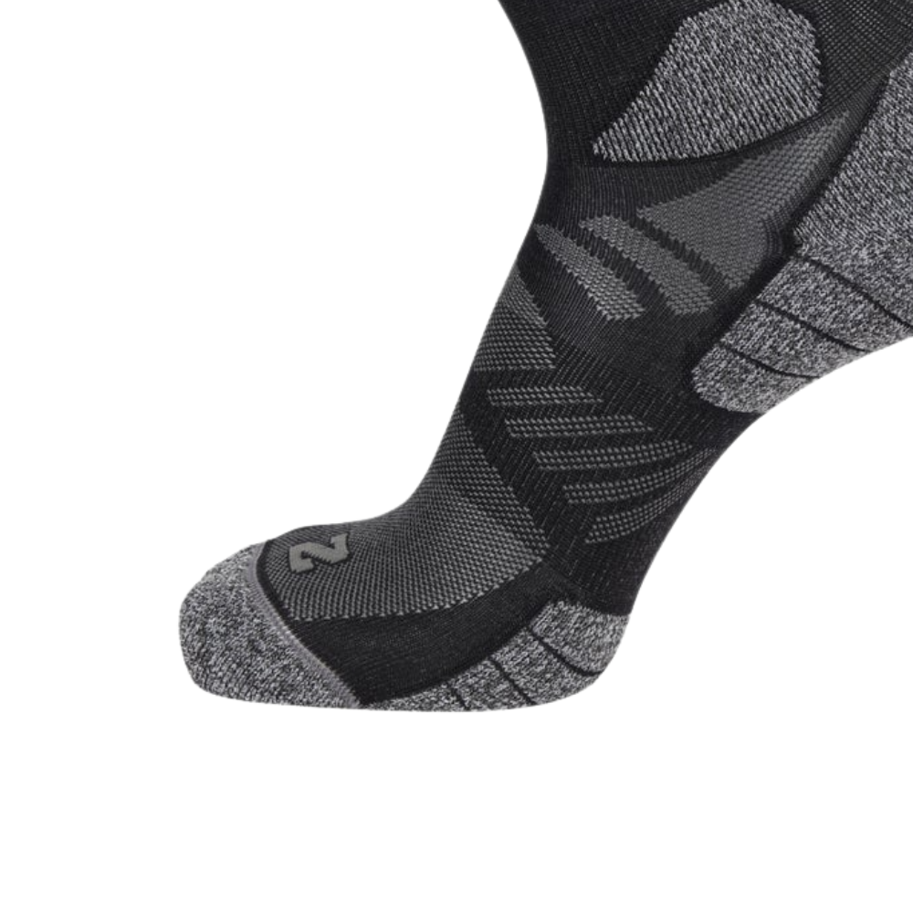 Tất Unisex Salomon Aero Crew Socks Black/Castlerock LC2626500