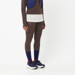 Tất Unisex Salomon GRVL Crew Deep Blue/Haute Red LC2723700