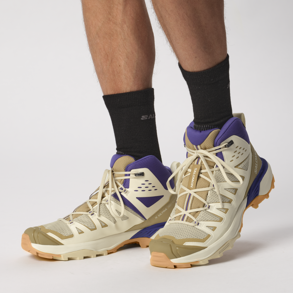 Tất Unisex Salomon X Ultra Access Crew 2-Pack Bleached LC2256800