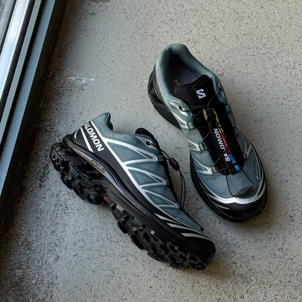 Giày Thể Thao Unisex Salomon XT-6 GTX North Atlantic Black Ftw Silver L47861500