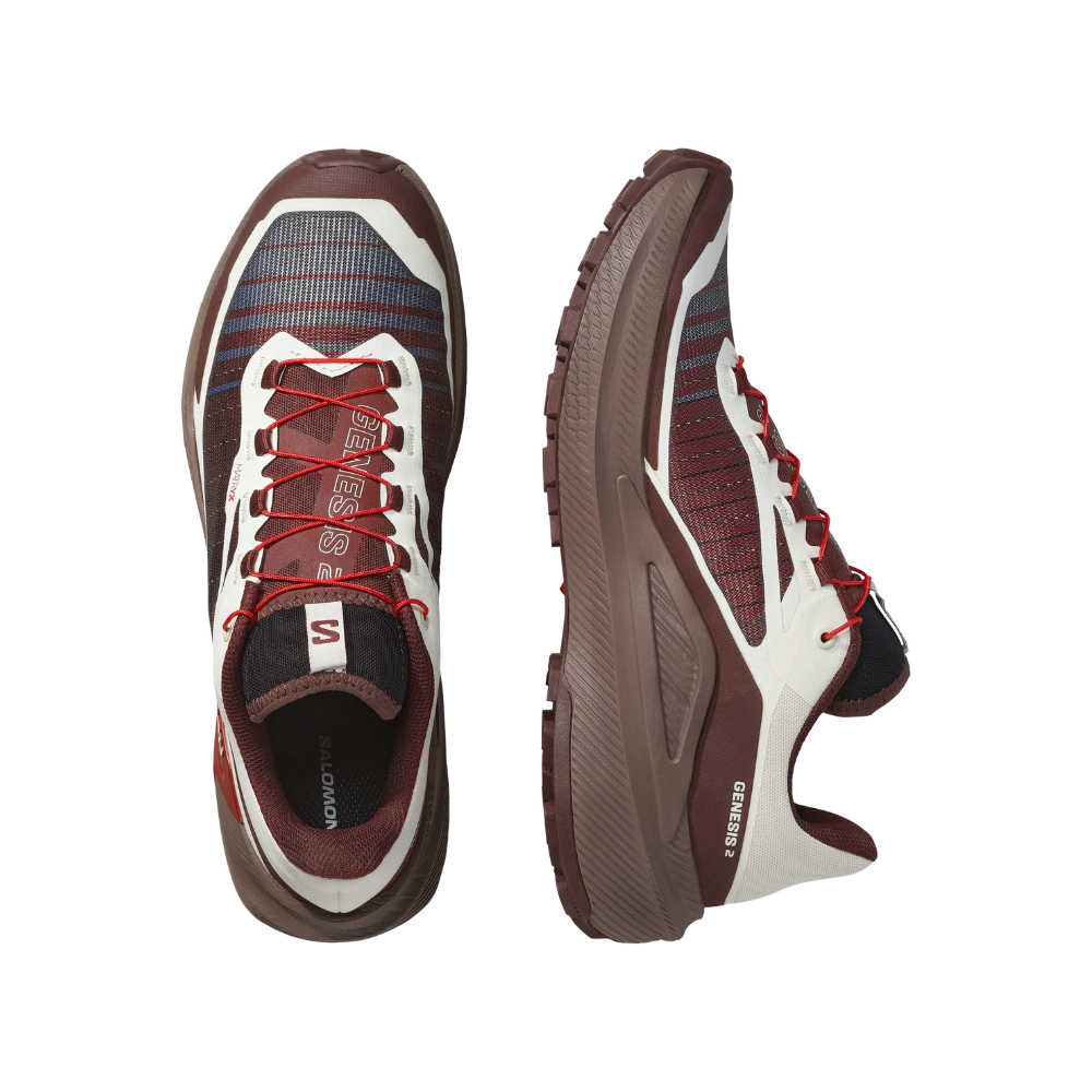 Giày Trail Running Nam Salomon Genesis 2 Vanilla Ice / Iron / Lava Falls L45474200