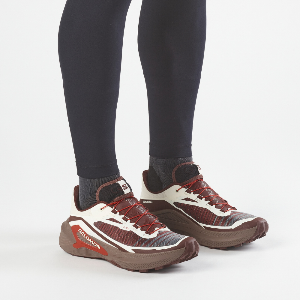 Giày Trail Running Nam Salomon Genesis 2 Vanilla Ice / Iron / Lava Falls L45474200