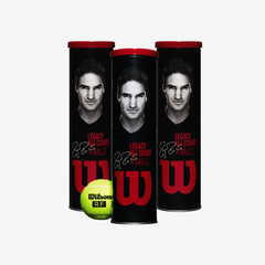 Bóng Tennis Wilson 12 Trái X Roger Federer RF Legacy All Court Tennisballs WRT11990M
