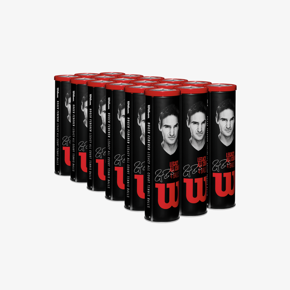 Bóng Tennis Wilson 12 Trái X Roger Federer RF Legacy All Court Tennisballs WRT11990M