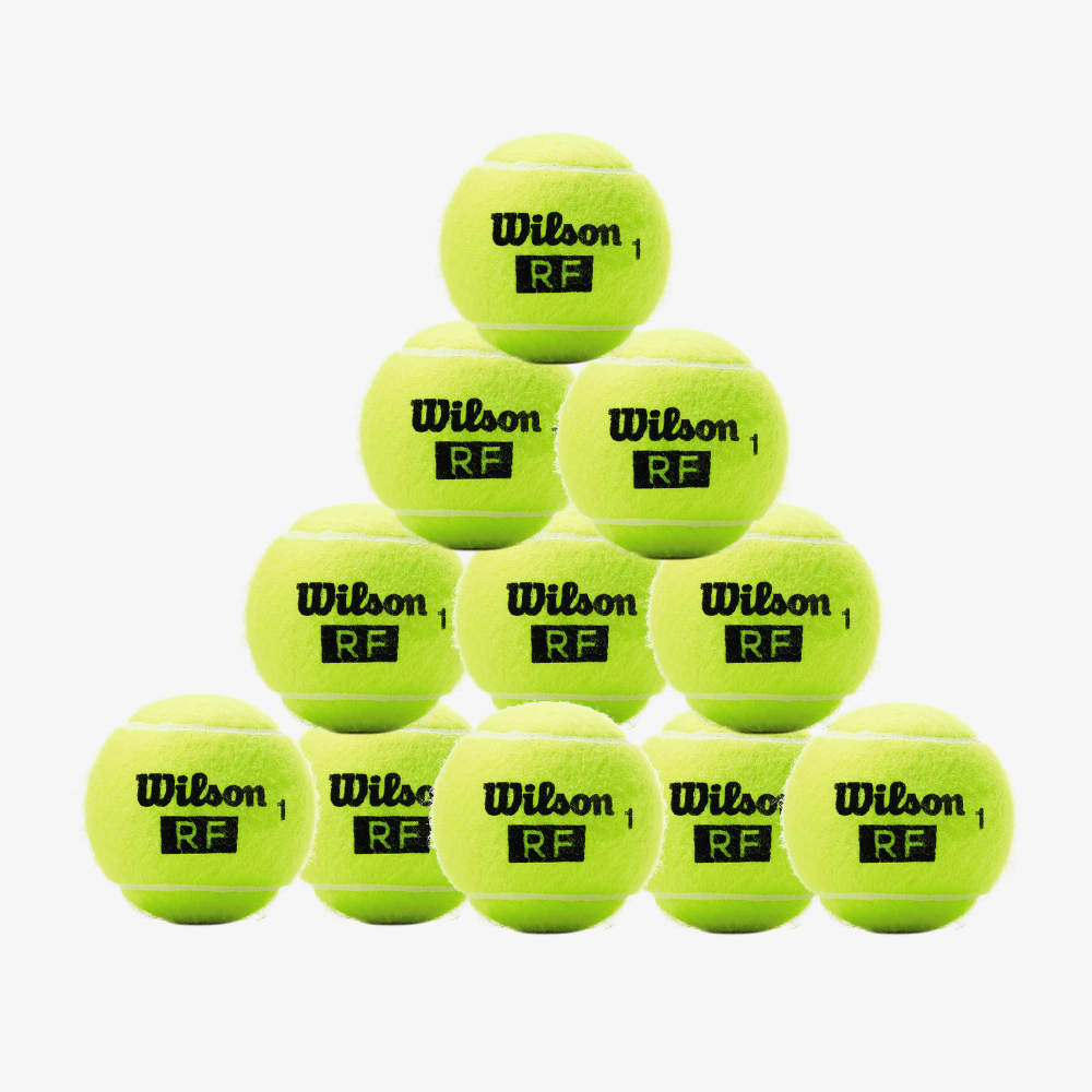 Bóng Tennis Wilson 12 Trái X Roger Federer RF Legacy All Court Tennisballs WRT11990M