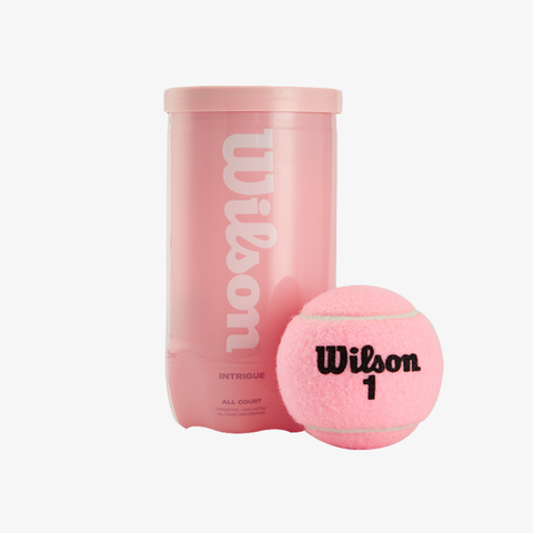 Wilson Intrigue 2 Ball Can Tennis Ball Pink Set 12 Bóng Tennis (6 lon) WR8215801001