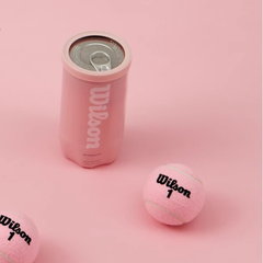 Wilson Intrigue 2 Ball Can Tennis Ball Pink Set 12 Bóng Tennis (6 lon) WR8215801001