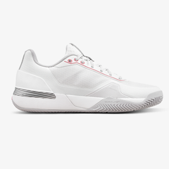 Giày Tennis Nam Wilson Rush Tour 5 Men's Tennis Shoe Bright White / Wilson Red / Microchip WRS00963001