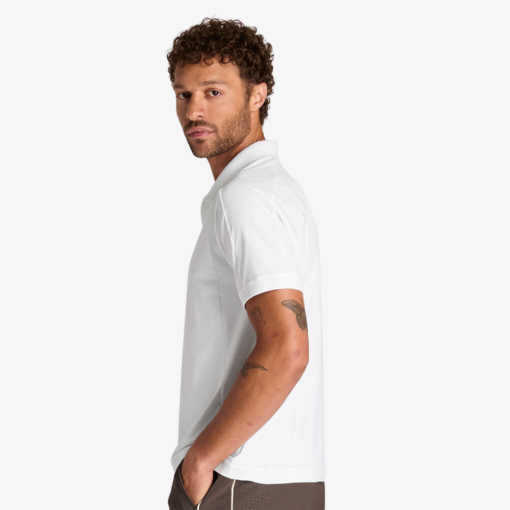 Áo Polo Nam Pro Tour Johnny Collar Polo Shirt Bright White WN00189W001001