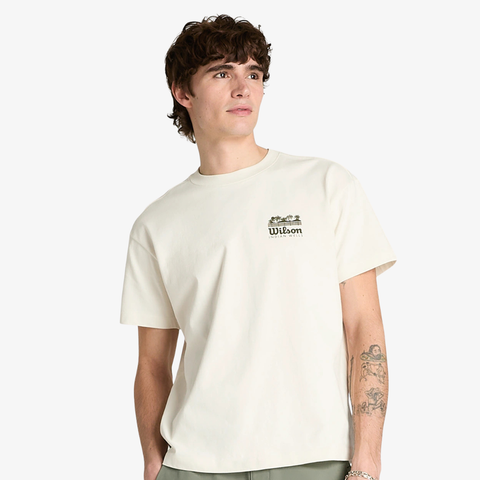 Áo Thun Nam Wilson Classic Cotton Graphic T-Shirt Sandrift WN00016W002001