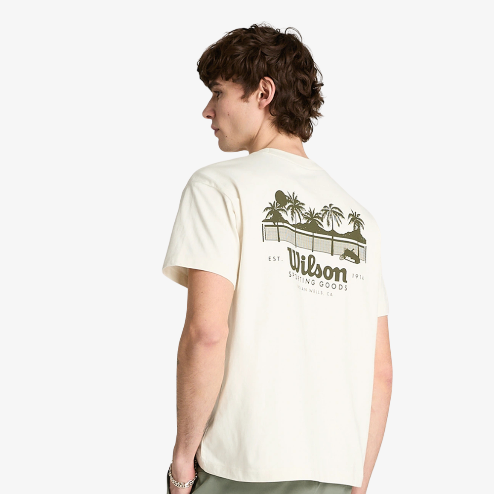 Áo Thun Nam Wilson Classic Cotton Graphic T-Shirt Sandrift WN00016W002001