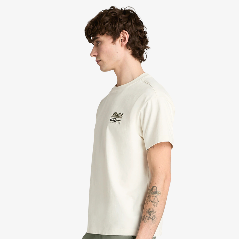 Áo Thun Nam Wilson Classic Cotton Graphic T-Shirt Sandrift WN00016W002001