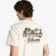Áo Thun Nam Wilson Classic Cotton Graphic T-Shirt Sandrift WN00016W002001