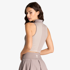 Áo Polo Nữ Wilson Topspin Seamless Polo Bark / Sandrift WE00321T042001