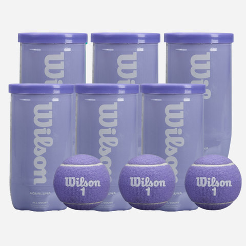 Bóng Tennis Wilson Aqualuna Tball 2 Ball Can Set 12 (6 Lon) WR8216701001