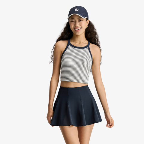 Áo Bra Thể Thao Nữ Wilson Women On The Daily Brami Blue White WW00284U001002