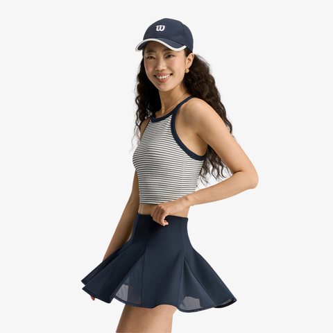 Áo Bra Thể Thao Nữ Wilson Women On The Daily Brami Blue White WW00284U001002