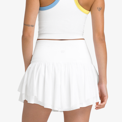 Chân Váy Thể Thao Tennis Nữ Wilson Midtown Tiered Skirt Perforated WW00500531