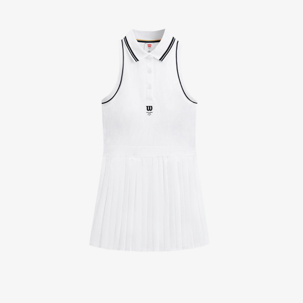 Váy Thể Thao Nữ Wilson Topsin Seamless Polo Dress White WW00564511WTA