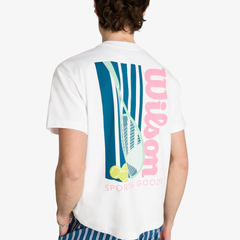 Áo Thun Nam Wilson Classic Cotton Graphic T-Shirt Bright White WN00016W001002
