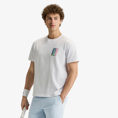 Áo Thun Nam Wilson Classic Cotton Graphic T-Shirt Bright White WN00016W001002