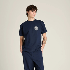 Áo Thun Nam Wilson Classic Cotton Graphic T-Shirt Classic Navy WN00016U001001