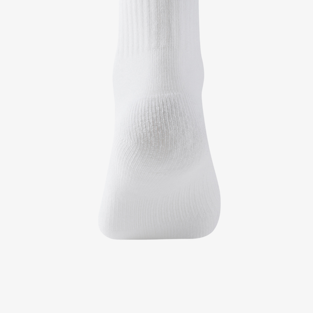 Tất Thể Thao Wilson Unisex Crew Logo Socks Bright White/Infrared WU00126531WTA