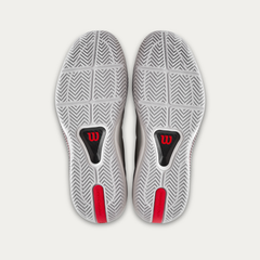 Giày Tennis Nam Wilson Rush Tour 5 Men's Tennis Shoe Bright White / Wilson Red / Microchip WRS00963001