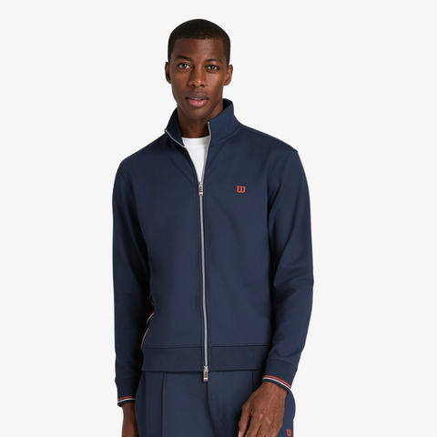 Áo Khoác Nam Thể Thao Wilson Clairmont Jacket Classic Navy WM00556531DBC
