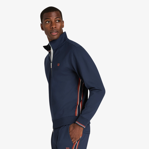 Áo Khoác Nam Thể Thao Wilson Clairmont Jacket Classic Navy WM00556531DBC
