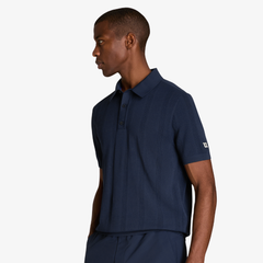 Áo Polo Nam Wilson Biltmore Pointelle Knit Polo Classic Navy WN00026U001001