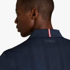 Áo Polo Nam Wilson Biltmore Pointelle Knit Polo Classic Navy WN00026U001001