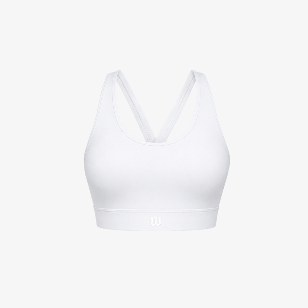 Áo Bra Nữ Wilson Women Net Play Bra White WE00259W001001
